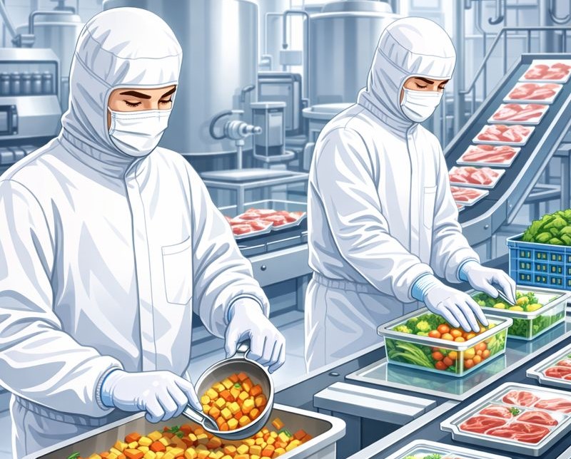 Workers in a factory